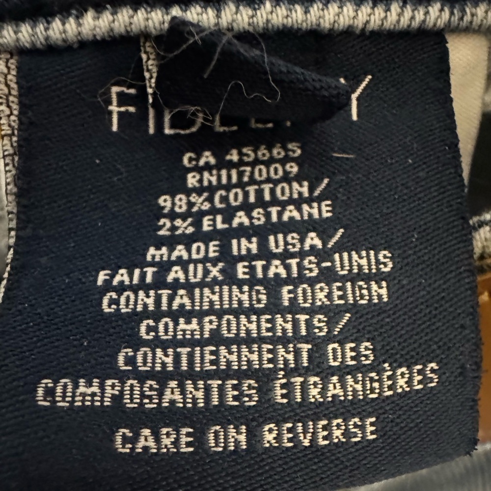 Fidelity Denim KELLI NAPLES wide leg jeans - 32 inch inseam - Size 24 - Picture 7 of 8